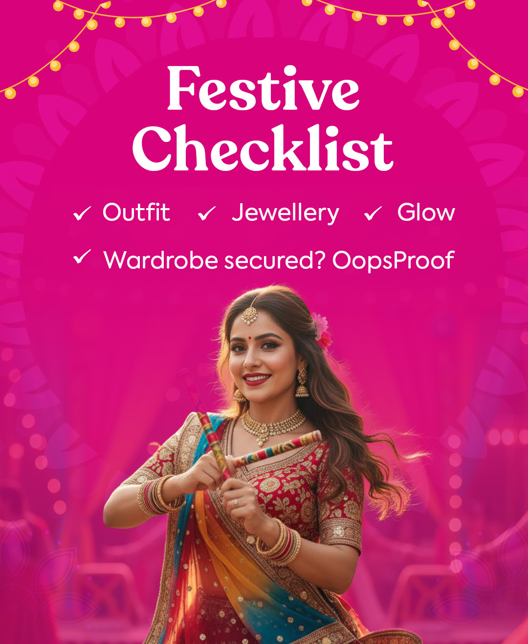 chanya choli styling hack to wear all 9 nights without worry